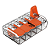 CONECTOR WAGO 5 ENTRADAS 4MM² - Imagem 1