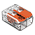 CONECTOR WAGO 2 ENTRADAS  4MM² - Imagem 2