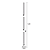 LUMINARIA DE CHAO LED PERFIL CCT 140CM ECOFORCE 18755 - Imagem 5