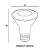 PAR20 E27 - 8W 650Lm 100-240V 3.000K BLUMENAU  (01071013) - Imagem 2