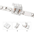 EMENDA RAPIDA PARA FITA DE LED RGB COLORIDA 4 VIAS 10MM, COMPATIVEL COM 5050, 3528 - Imagem 1