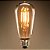 LAMPADA LED DECORATIVA RETRO 4W ST64 SOQUETE E27 - Imagem 2
