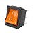CHAVE GANGORRA KCD4 COM LED, 6 TERMINAIS, LARANJA, 15 A - 250 VAC, 20A - 125 VAC - Imagem 1