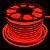 FITA LED NEON 2835 220V 1M VERMELHA - Imagem 1
