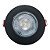 SPOT DE LED EMBUTIR REDONDO PRETO 3000K 5W AVANT BIVOLT-NH400 - Imagem 1