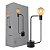 LUMINÁRIA DE MESA ARAMIS COR-PRETA 1XE27 COM ENTRADA USB - Imagem 6