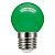 LAMPADA BOLINHA G45 1,2W E27 VERDE BRAVOLED 30298 - Imagem 4
