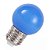 LAMPADA BOLINHA G45 1,2W E27 AZUL BRAVOLED 30299 - Imagem 4
