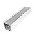 PERFIL DE EMBUTIR 3 METROS BRANCO 39X30MM 40230 - Imagem 1
