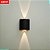 ARANDELA  DE LED 2 FOCOSX1W ABS IP 65 NE-BH-06 - Imagem 1