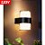 ARANDELA DE LED ACRÍLICO REDONDA 2 FOCOSX5W ABS IP65 NE-BH-04 - Imagem 1