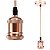 PENDENTE COR-COBRE COM BOCAL E27 NITROLUX - Imagem 1