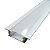 PERFIL DE EMBUTIR LINEAR 24X7 2 METROS BRANCO 6864 - Imagem 1