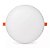 PLAFON SOBREPOR BORDAS INFINITA REDONDO 15W AMARELA 3000K 30081 - Imagem 1
