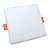 PLAFON SOBREPOR BORDAS INFINITA QUADRADA 32W AMARELA 3000K 30243 - Imagem 1