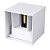 ARANDELA DE LED SOBREPOR CUBO FACHO AJUSTÁVEL IP65 3W AMARELA BRAVOLED 30421 - Imagem 3