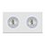LUMLED ECOSPOT 2XMR16 10W 6500K DUPLA OT 004992 - Imagem 1