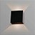 ARANDELA BOX 2 FACHOS 4W 3000K IP65 COR-PRETA LUZ SOLLAR 5434 - Imagem 1