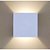 ARANDELA BOX 2 FACHOS 4W 3000K IP65 COR-BRANCA LUZ SOLLAR 5435 - Imagem 1
