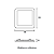 PAINEL LED PLAY EMBU. QUAD. 12W 100-240V 6.500K - (83446004) (LUZ BRANCA) - Imagem 3