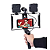 SUPORTE TRIPE DE CAMERA PORTATIL + MICROFONE + LUZ MARCA MTG-3333 - Imagem 4