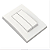 CONJ INT DUPLO SIMPLES 10A 250V P/ MOVEL BR SLEEK PA018997 - Imagem 1