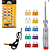 CONJUNTO DE FUSIVEIS AUTOMOTIVOS CONTENDO 10 FUSIVEIS + ALICATE E TESTADOR BOM-5531 - Imagem 2