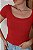 Blusa Cropped Feminina Manga Curta - Imagem 2