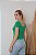 Blusa Cropped Feminina Manga Curta - Imagem 9