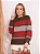 Blusa Feminina de Lã Tricot Listrada - Imagem 1