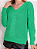 Blusa Feminina Tricot Gola V - Imagem 2