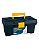 Caixa Ferramentas Plastica Standard Metasul Preta - Médio - 16" - Imagem 1