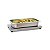 Mesa Aquecida Pista Quente Inox 108x32cm Temperatura Regulável Titã - Imagem 1