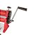Cilindro Laminador de Massas Manual Mega Doro Vermelho 45cm c/ Prendedor Malta - Imagem 2