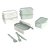 Marmita Bento Box Dupla Lunch Box Japonesa com Talheres And Anodilar - Imagem 1