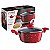 Panela Antiaderente Indução ColorStone 24 4,8L Volcano Euro - Imagem 4