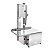 Kit Serra Fita para Carne 1039 Mesa Inox + Lâmina Avulsa Açougue Bivolt Malta - Imagem 4