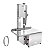 Kit Serra Fita para Carne 1039 Mesa Inox + Lâmina Avulsa Açougue Bivolt Malta - Imagem 1