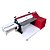 Cilindro Laminador Elétrico 28cm Massas Pão Cortador Talharim Vermelho Leggero - Imagem 3