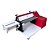 Cilindro Laminador Elétrico 28cm Massas Pão Cortador Talharim Vermelho Leggero - Imagem 1