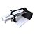 Cilindro Laminador Elétrico 28cm Massas Pão Cortador Talharim Preto Leggero - Imagem 3