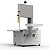 Serra Fita Bancada And Anodilar Master Inox 1,53 Bivolt Carne Osso C/ Moedor Açougue 1/3CV - Imagem 3