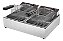 Fritador Elétrico 2 Cubas em Aço Inox FRCE6 com 6L Metalcubas Inox Escovado - Imagem 1