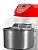 Masseira Industrial Amassadeira Espiral AE25 G2 Aço Inox 2 Velocidades G Paniz Trifásico - Imagem 2