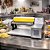 Cilindro Laminador Elétrico Bivolt 40cm Massas Pão Cortador Talharim Inox Leggero - Imagem 5