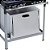 Fogão Industrial a Gás Baixa Pressão 4 Bocas Forno 30x30 M18 Stori Top Metalmaq - Imagem 3