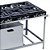 Fogão Industrial a Gás Baixa Pressão 6 Bocas Forno 30x30 M19 Stori Top Metalmaq - Imagem 3