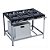 Fogão Industrial a Gás Baixa Pressão 6 Bocas Forno 30x30 M19 Stori Top Metalmaq - Imagem 1