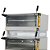 Forno Guilhotina a Gás Industrial 95×95 2 Câmara de 25cm Metalmaq - Imagem 2