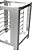 Base para Forno de Convecção Miniconv 7 Assadeiras Inox Profissional Prática - Imagem 3